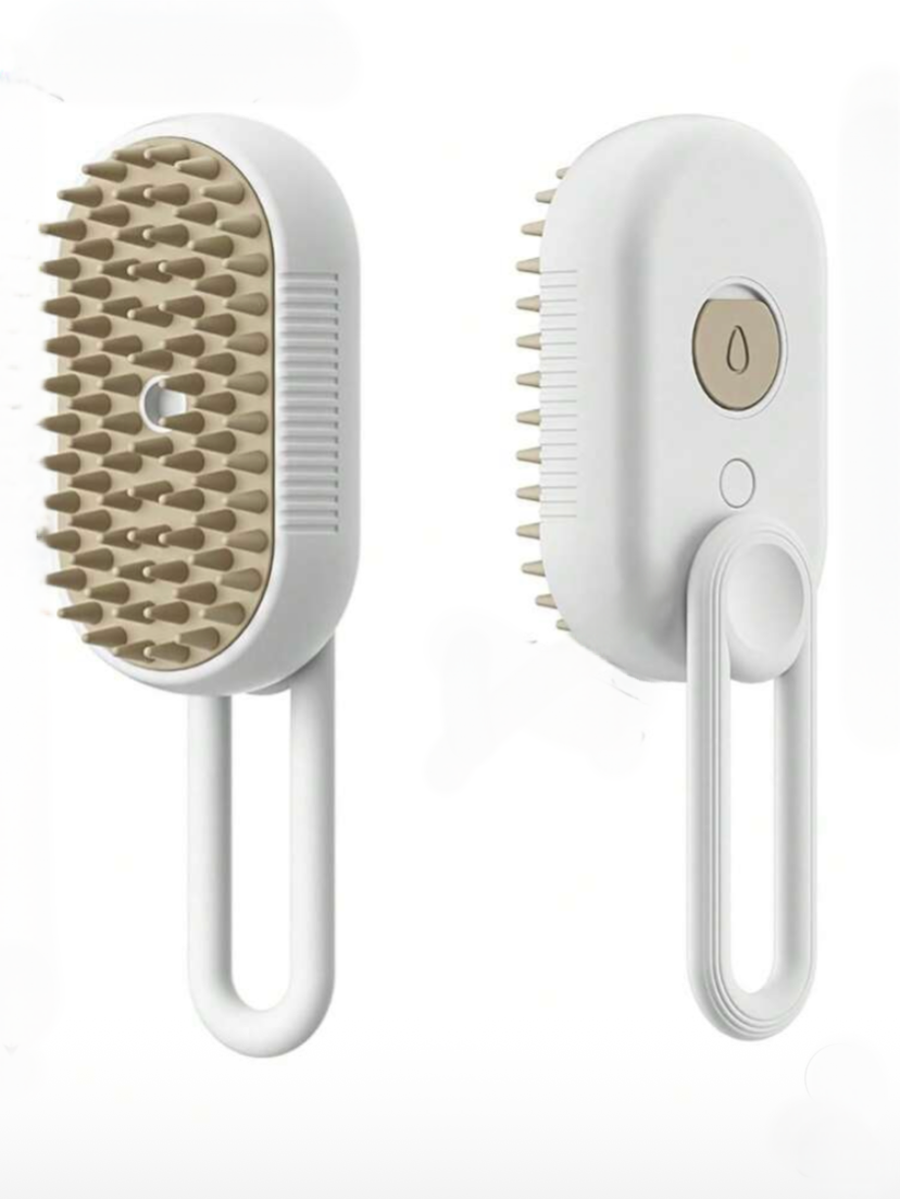 brosse vaporisateur pour animaux de compagnie, brosse par vaporisation pour chat et chien.