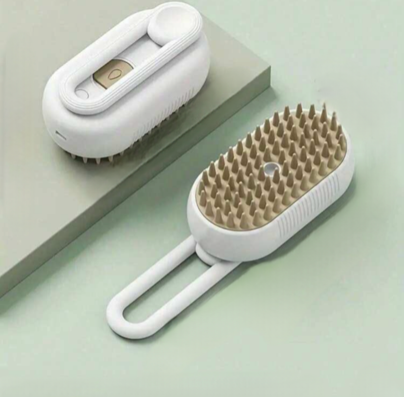 brosse vaporisateur pour animaux de compagnie, brosse par vaporisation pour chat et chien.