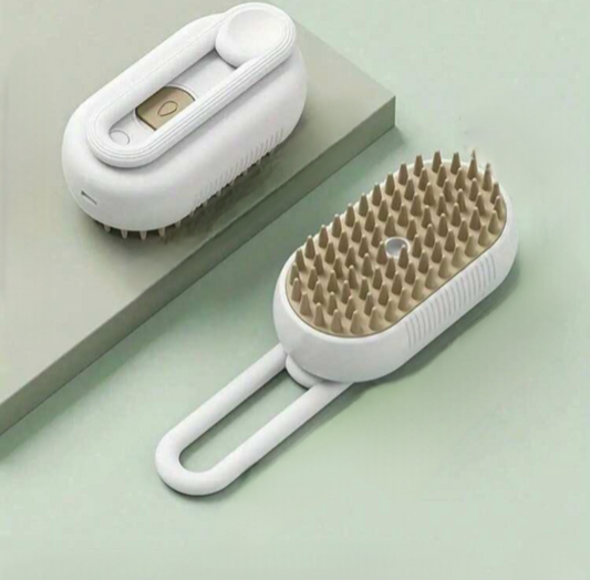 brosse vaporisateur pour animaux de compagnie, brosse par vaporisation pour chat et chien.