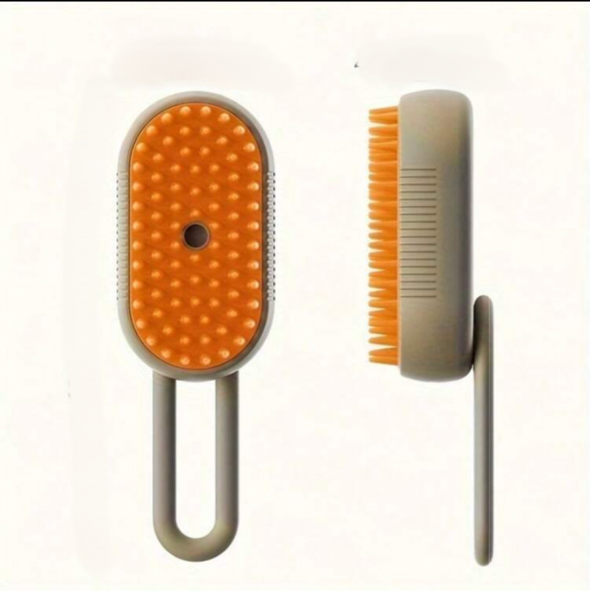 brosse vaporisateur pour animaux de compagnie, brosse par vaporisation pour chat et chien.