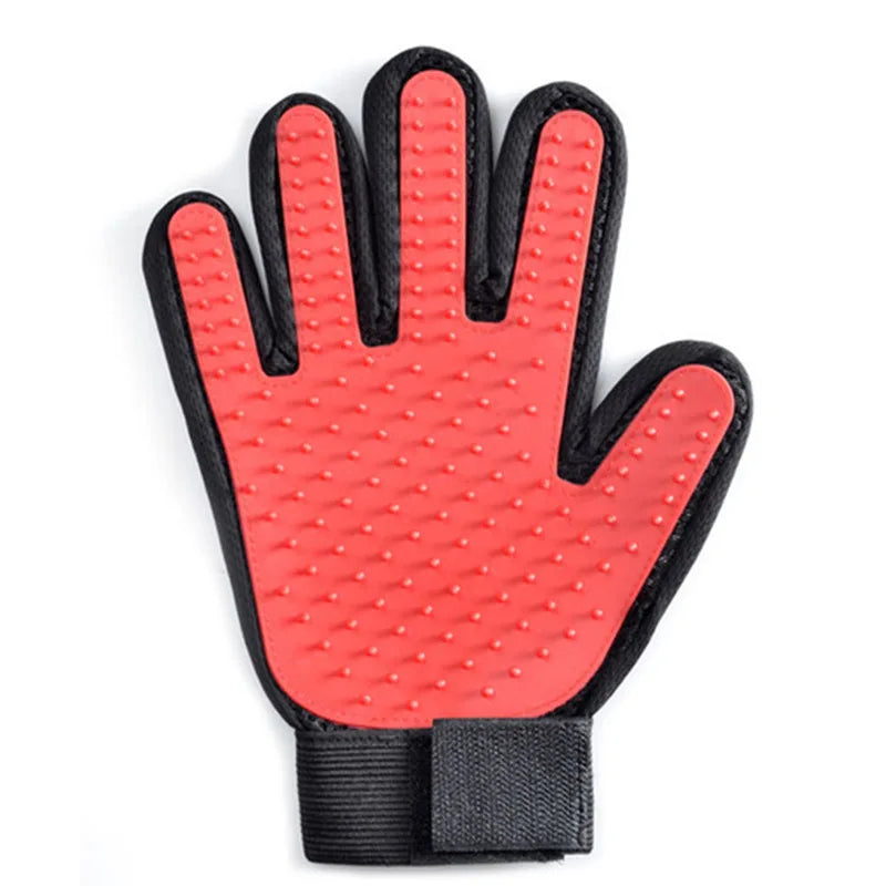 Pet Glove Cat Grooming Glove Cat Hair Deshedding Brush Gloves Dog Comb for Cats Bath Hair Remover Clean Massage Brush for Animal
