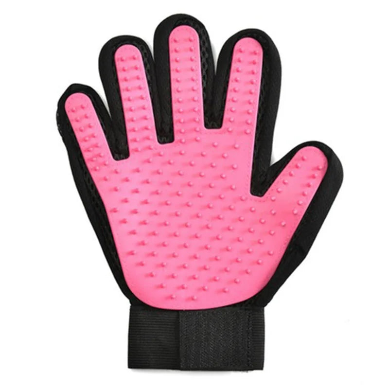 Pet Glove Cat Grooming Glove Cat Hair Deshedding Brush Gloves Dog Comb for Cats Bath Hair Remover Clean Massage Brush for Animal